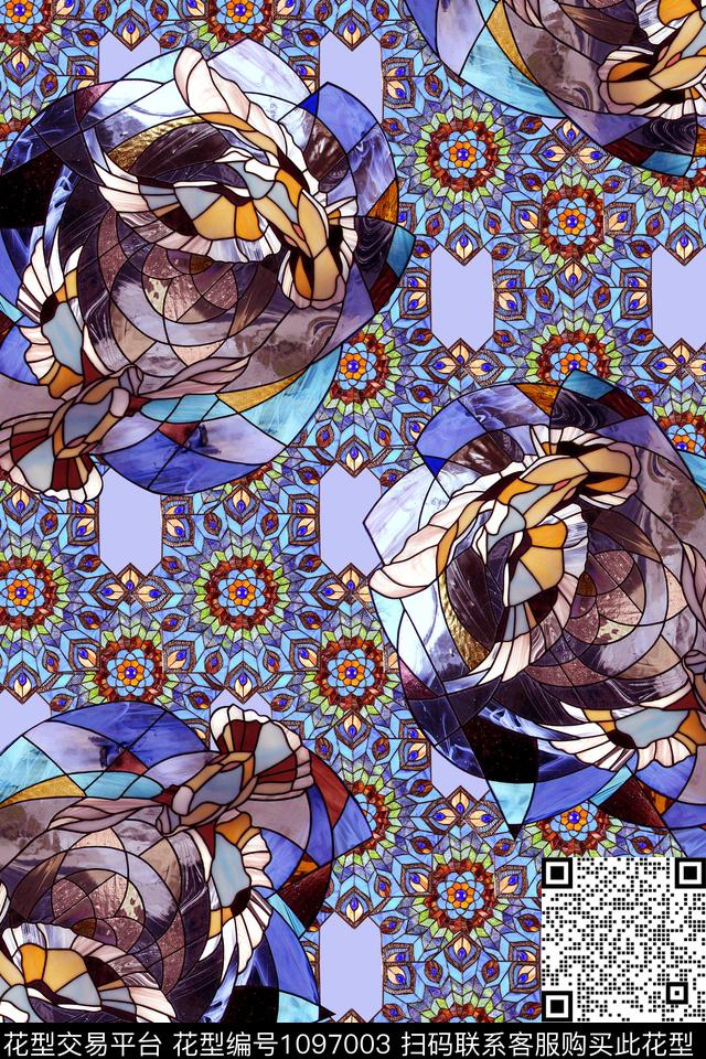 条纹玻璃休闲数码印花华亿平台下载（图片编号: 1097003） - 瓦栏（Walan）