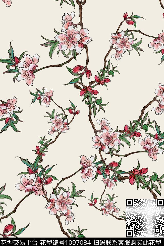 小碎花休闲花卉数码印花华亿平台下载（图片编号: 1097084） - 瓦栏（Walan）