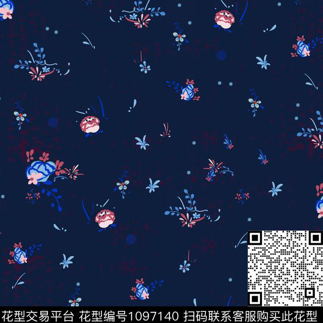 小碎花数码华亿平台春夏华亿平台数码印花华亿平台下载（图片编号: 1097140） - 瓦栏（Walan）