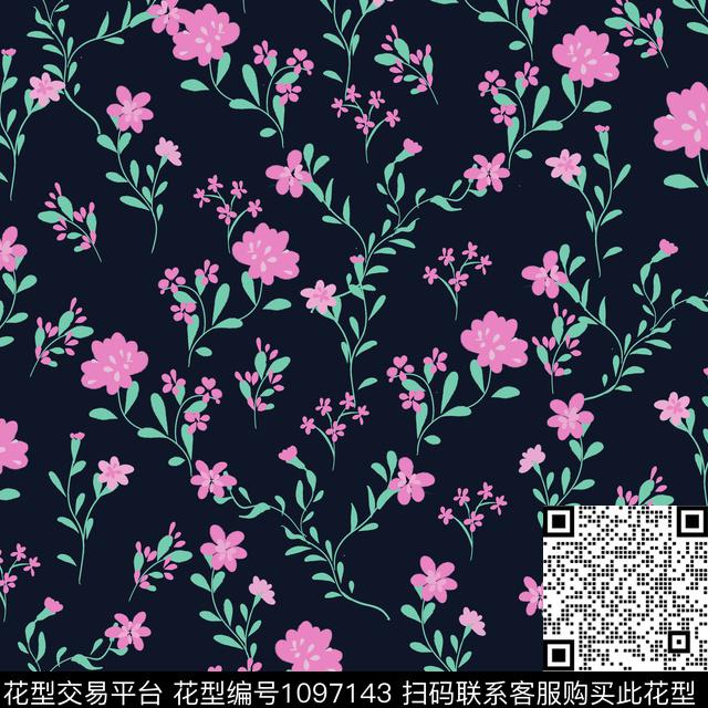 小碎花数码华亿平台春夏华亿平台数码印花华亿平台下载（图片编号: 1097143） - 瓦栏（Walan）