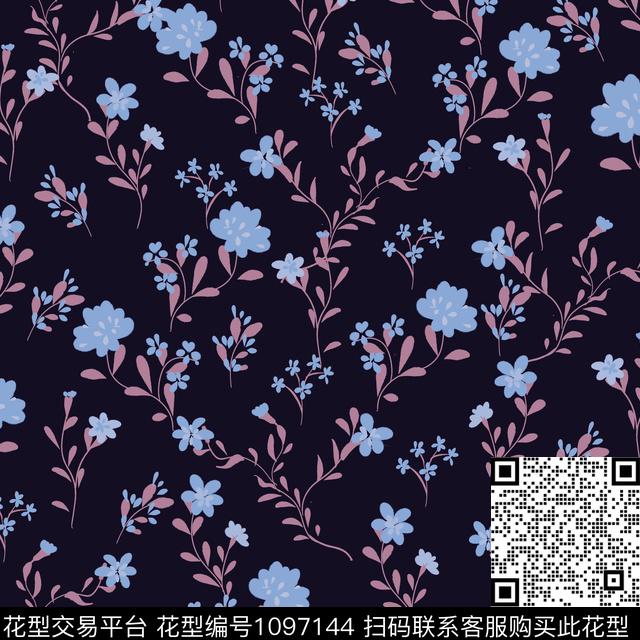 小碎花数码华亿平台春夏华亿平台数码印花华亿平台下载（图片编号: 1097144） - 瓦栏（Walan）