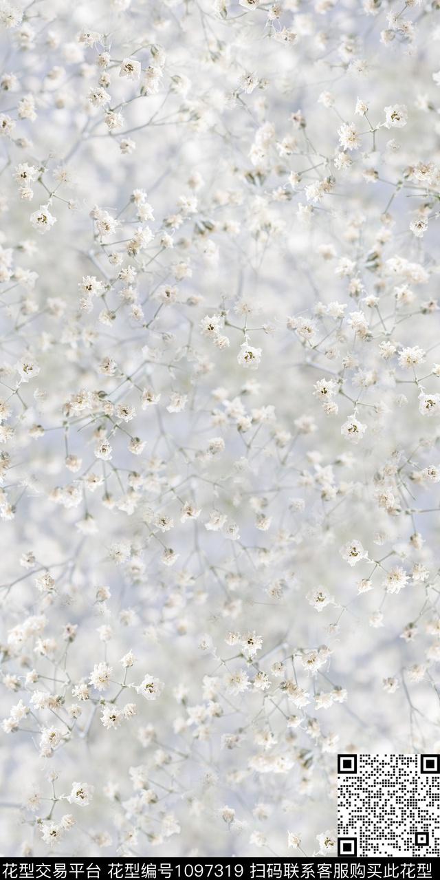 小碎花数码华亿平台花卉数码印花华亿平台下载（图片编号: 1097319） - 瓦栏（Walan）