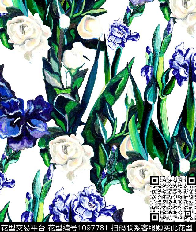 绿植树叶热带华亿平台小碎花数码印花华亿平台下载（图片编号: 1097781） - 瓦栏（Walan）