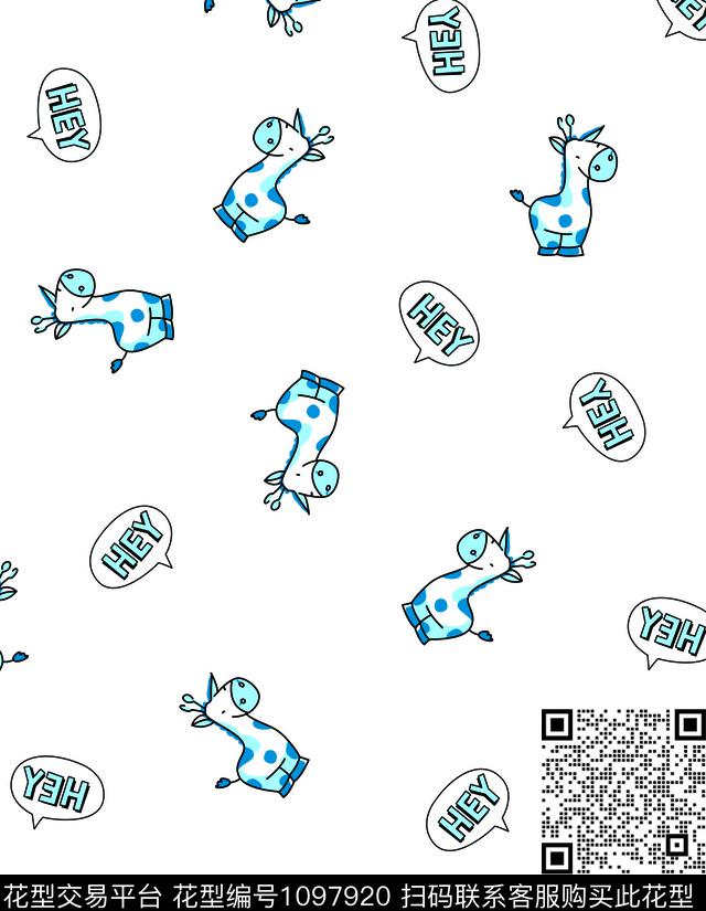 动物大牌风童装传统印花华亿平台下载（图片编号: 1097920） - 瓦栏（Walan）