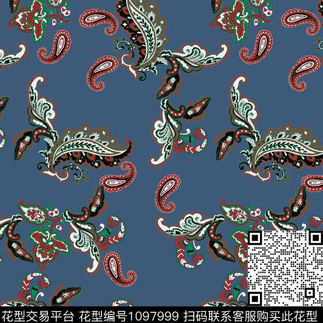 数码华亿平台休闲复古数码印花华亿平台下载（图片编号: 1097999） - 瓦栏（Walan）