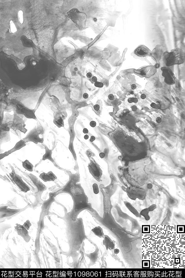 肌理男装水墨风传统印花华亿平台下载（图片编号: 1098061） - 瓦栏（Walan）