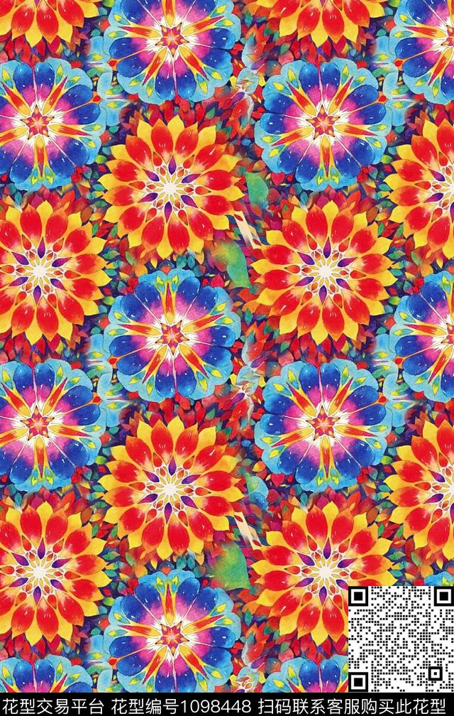 肌理数码华亿平台民族风数码印花华亿平台下载（图片编号: 1098448） - 瓦栏（Walan）