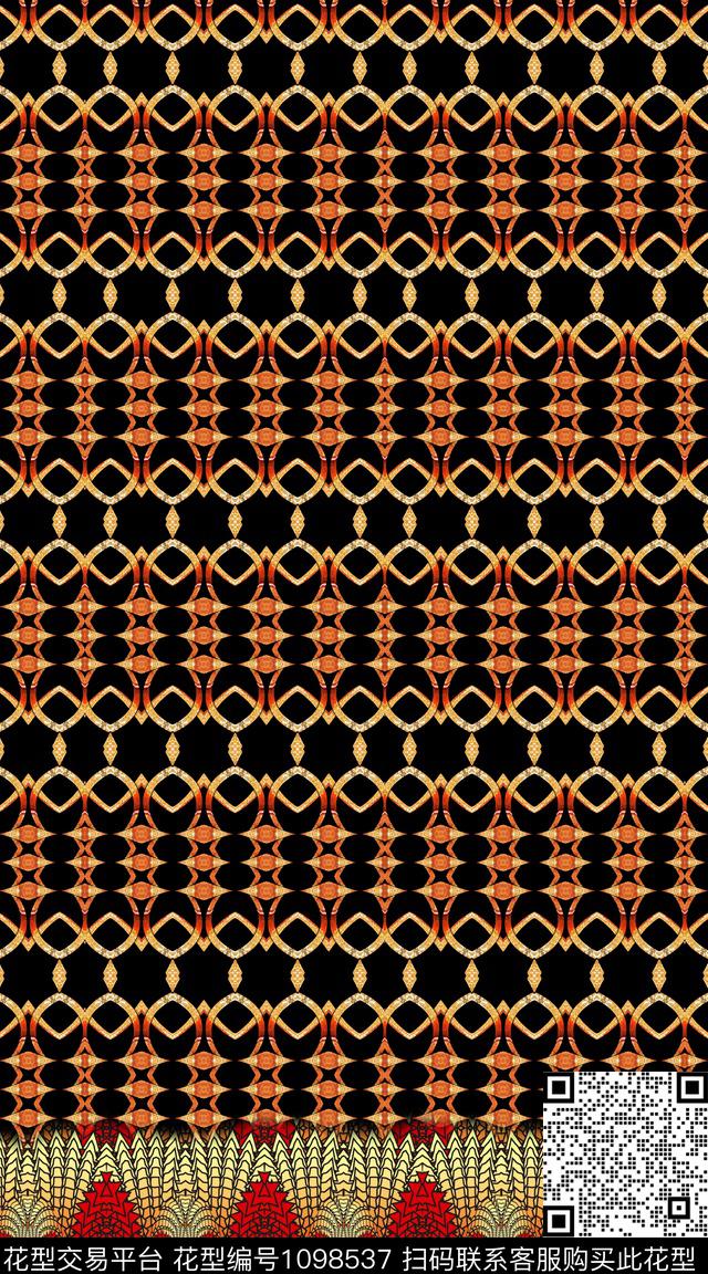 数码华亿平台定位花佩斯利数码印花华亿平台下载（图片编号: 1098537） - 瓦栏（Walan）