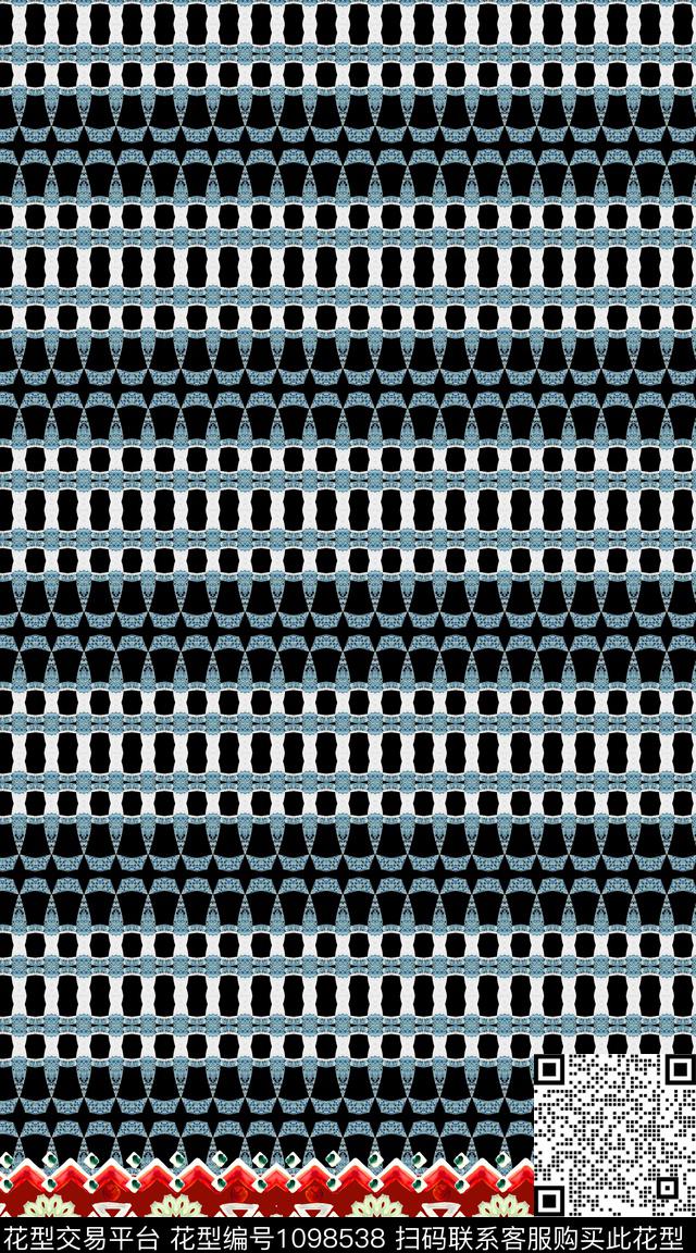 数码华亿平台定位花佩斯利数码印花华亿平台下载（图片编号: 1098538） - 瓦栏（Walan）