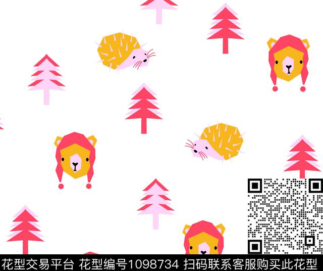 卡通人物动物儿童床单华亿平台传统印花华亿平台下载（图片编号: 1098734） - 瓦栏（Walan）