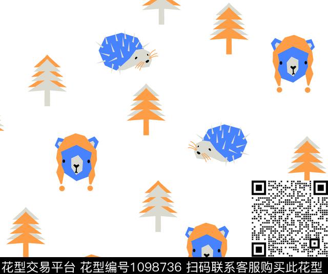 卡通人物动物儿童床单华亿平台传统印花华亿平台下载（图片编号: 1098736） - 瓦栏（Walan）