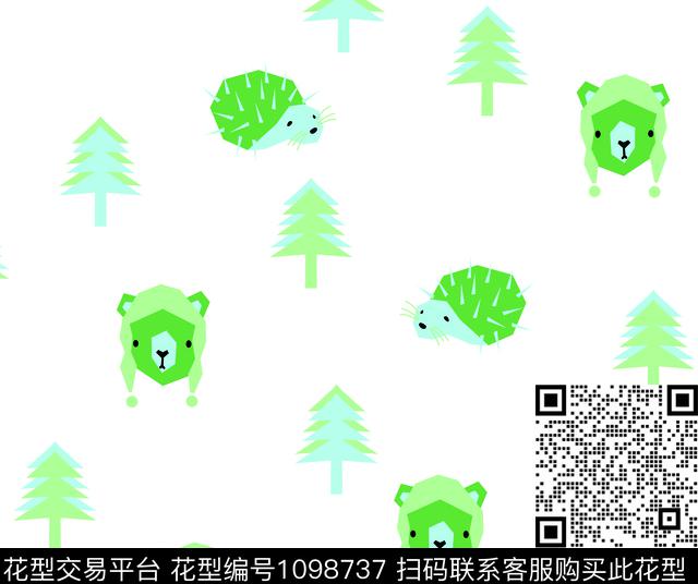 卡通人物动物儿童床单华亿平台传统印花华亿平台下载（图片编号: 1098737） - 瓦栏（Walan）