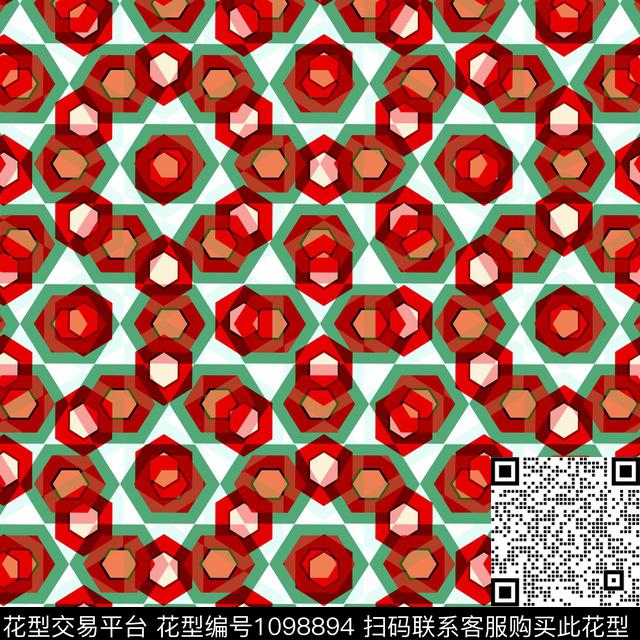 数码华亿平台抽象女装数码印花华亿平台下载（图片编号: 1098894） - 瓦栏（Walan）