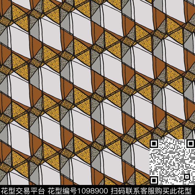 数码华亿平台抽象女装数码印花华亿平台下载（图片编号: 1098900） - 瓦栏（Walan）