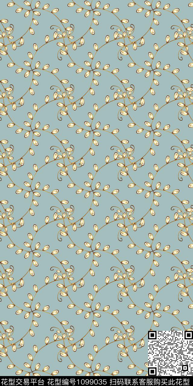 小碎花数码华亿平台花卉数码印花华亿平台下载（图片编号: 1099035） - 瓦栏（Walan）