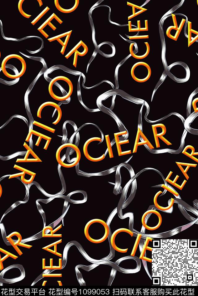 抽象男装男装大牌风数码印花华亿平台下载（图片编号: 1099053） - 瓦栏（Walan）