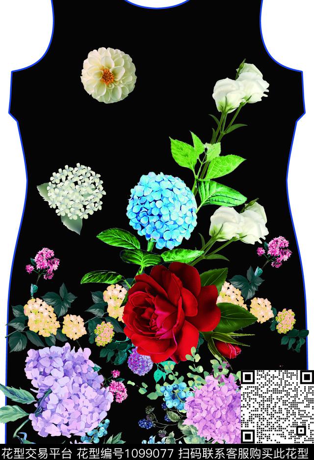 温室花卉小碎花数码华亿平台数码印花华亿平台下载（图片编号: 1099077） - 瓦栏（Walan）