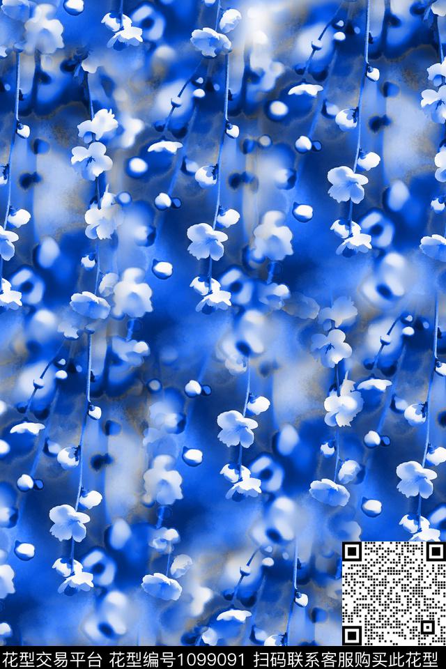 数码华亿平台休闲花卉数码印花华亿平台下载（图片编号: 1099091） - 瓦栏（Walan）