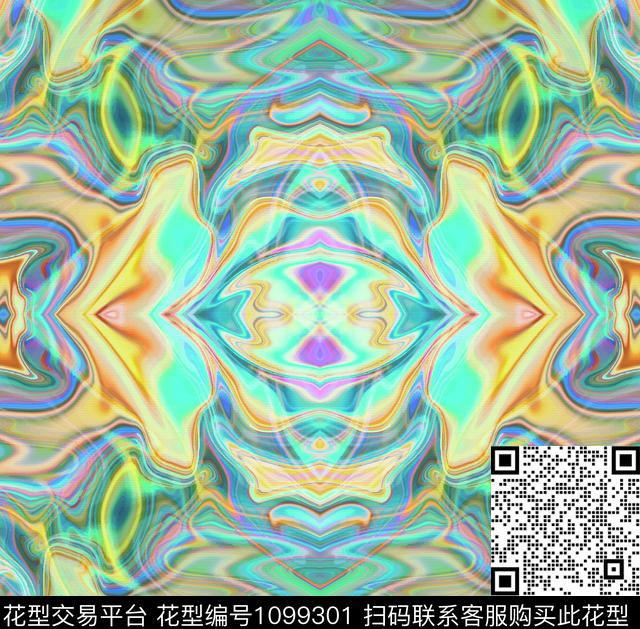 科技渐变特效数码印花华亿平台下载（图片编号: 1099301） - 瓦栏（Walan）