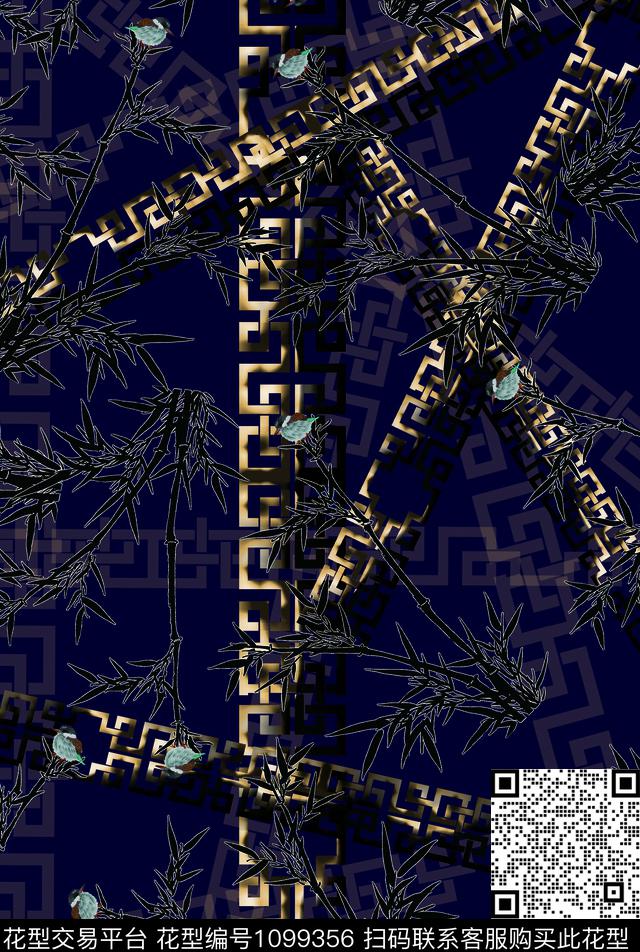 大牌风复古复古男装数码印花华亿平台下载（图片编号: 1099356） - 瓦栏（Walan）