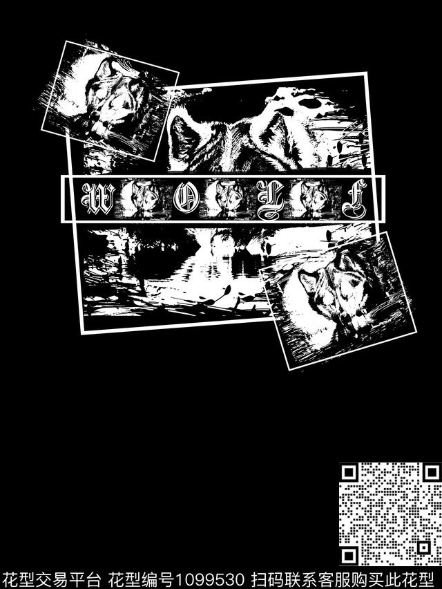 胸花图案字母潮风数码印花华亿平台下载（图片编号: 1099530） - 瓦栏（Walan）