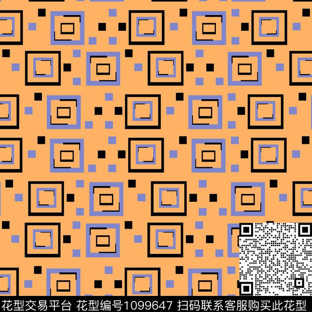 数码华亿平台秋冬华亿平台抽象数码印花华亿平台下载（图片编号: 1099647） - 瓦栏（Walan）
