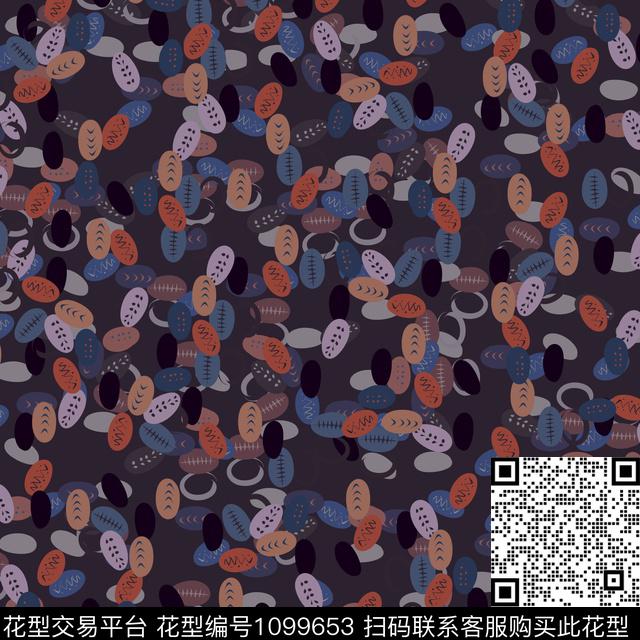 数码华亿平台秋冬华亿平台几何数码印花华亿平台下载（图片编号: 1099653） - 瓦栏（Walan）