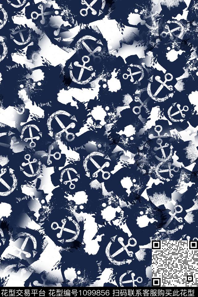 数码华亿平台船锚休闲数码印花华亿平台下载（图片编号: 1099856） - 瓦栏（Walan）