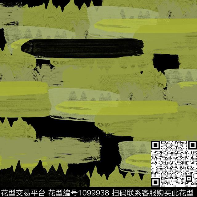 抽象男装几何数码印花华亿平台下载（图片编号: 1099938） - 瓦栏（Walan）