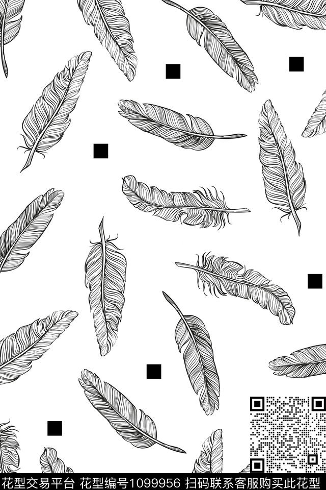 抽象男装复古数码印花华亿平台下载（图片编号: 1099956） - 瓦栏（Walan）