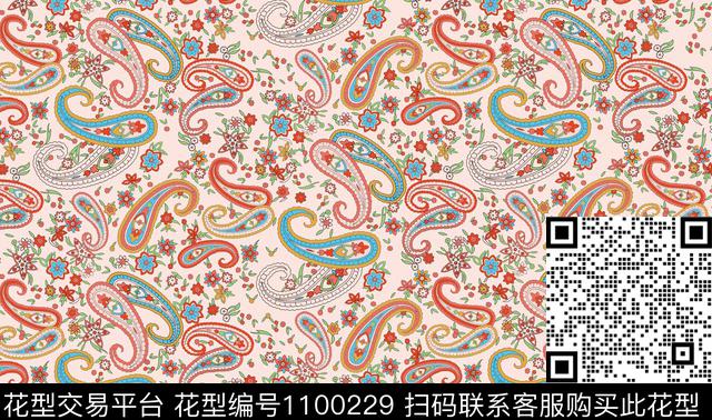 花卉复古大牌风传统印花华亿平台下载（图片编号: 1100229） - 瓦栏（Walan）