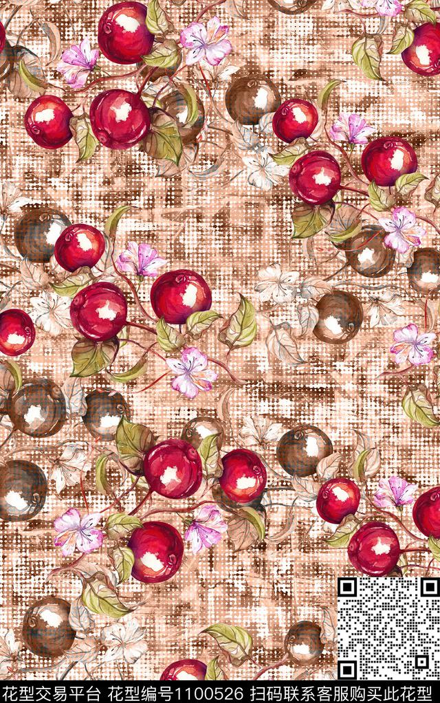 数码华亿平台民族风花卉数码印花华亿平台下载（图片编号: 1100526） - 瓦栏（Walan）