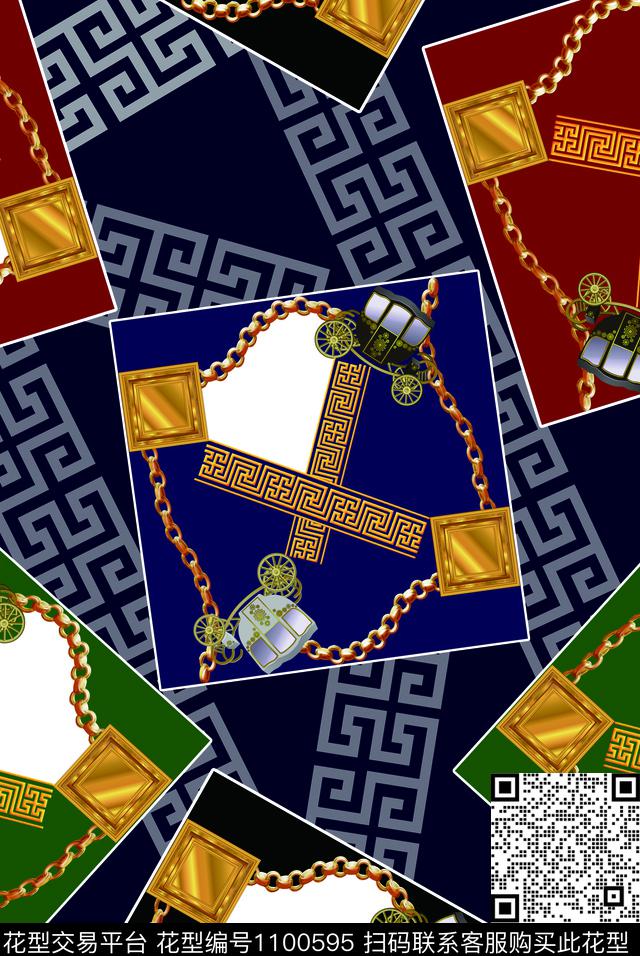 抽象男装男装大牌男装数码印花华亿平台下载（图片编号: 1100595） - 瓦栏（Walan）