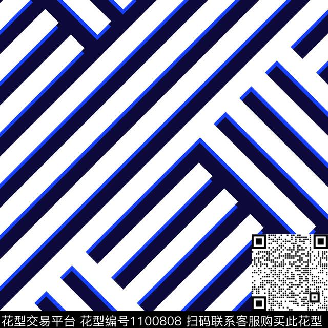 男装格子几何裤子传统印花华亿平台下载（图片编号: 1100808） - 瓦栏（Walan）