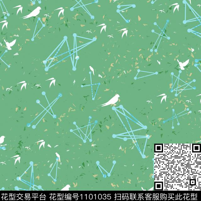 条格数码华亿平台几何数码印花华亿平台下载（图片编号: 1101035） - 瓦栏（Walan）