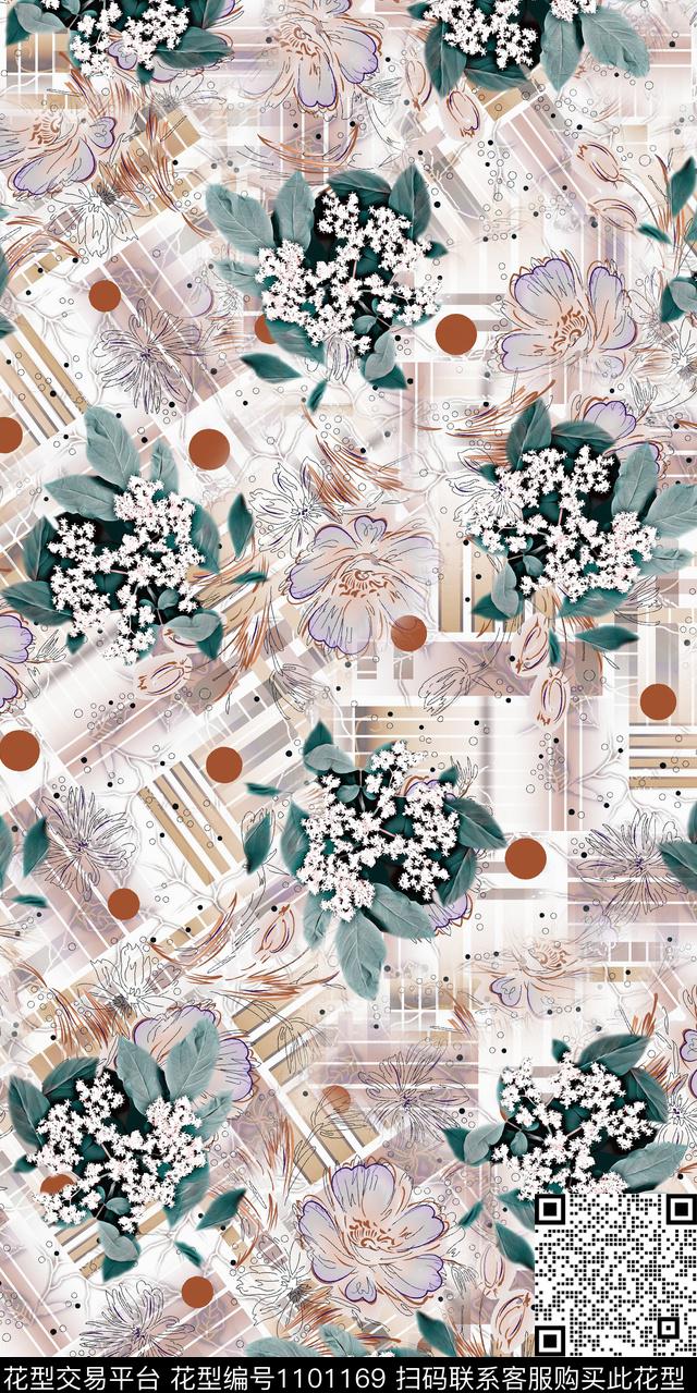 数码华亿平台花卉数码印花华亿平台下载（图片编号: 1101169） - 瓦栏（Walan）