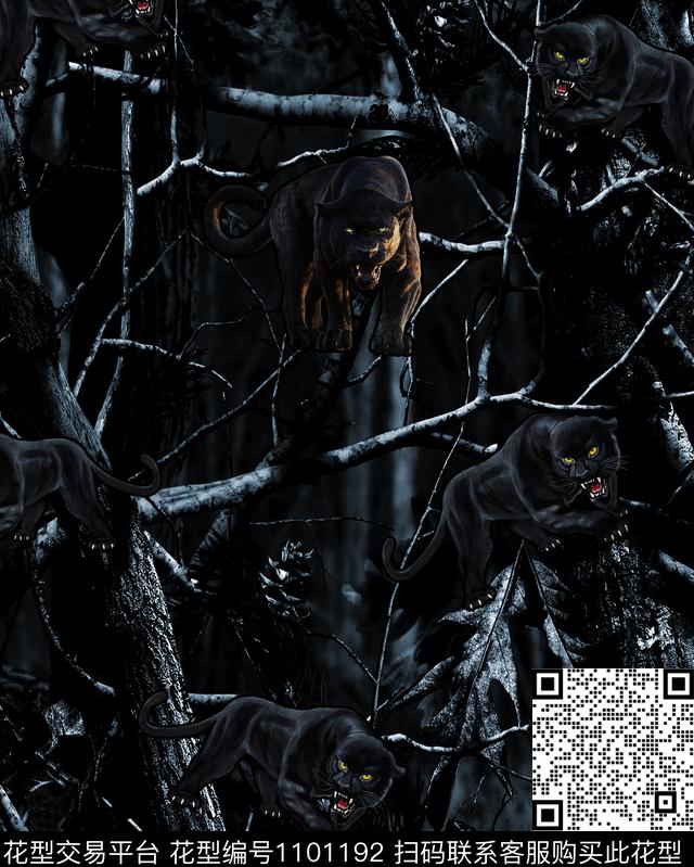 数码华亿平台男装动物数码印花华亿平台下载（图片编号: 1101192） - 瓦栏（Walan）