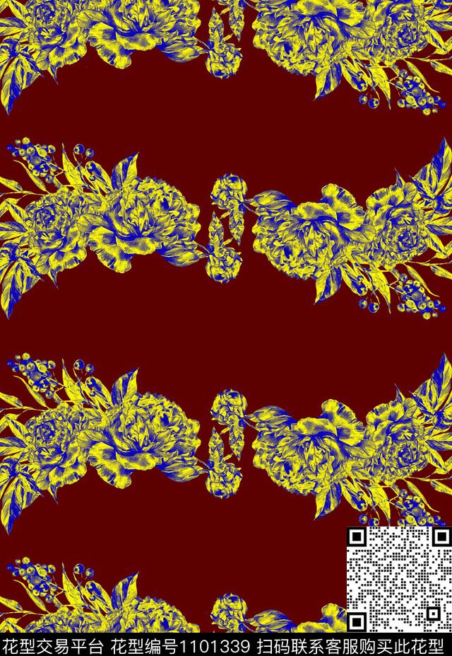 数码华亿平台女装大牌风数码印花华亿平台下载（图片编号: 1101339） - 瓦栏（Walan）