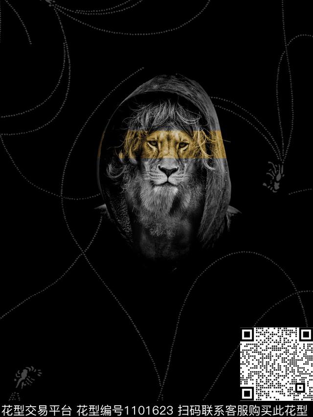 创意数码华亿平台狮子数码印花华亿平台下载（图片编号: 1101623） - 瓦栏（Walan）