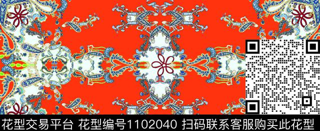 小碎花数码华亿平台民族风数码印花华亿平台下载（图片编号: 1102040） - 瓦栏（Walan）