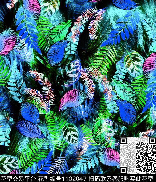 小碎花数码华亿平台民族风数码印花华亿平台下载（图片编号: 1102047） - 瓦栏（Walan）