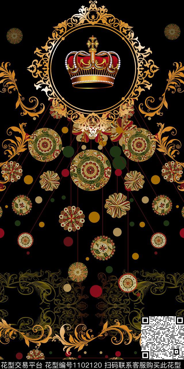 定位花珠宝宝石大牌风数码印花华亿平台下载（图片编号: 1102120） - 瓦栏（Walan）