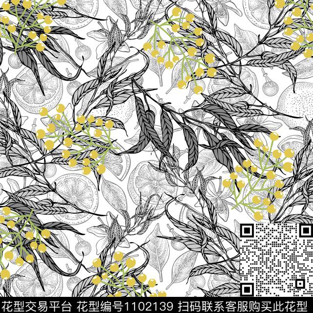 男装樱桃水果数码印花华亿平台下载（图片编号: 1102139） - 瓦栏（Walan）