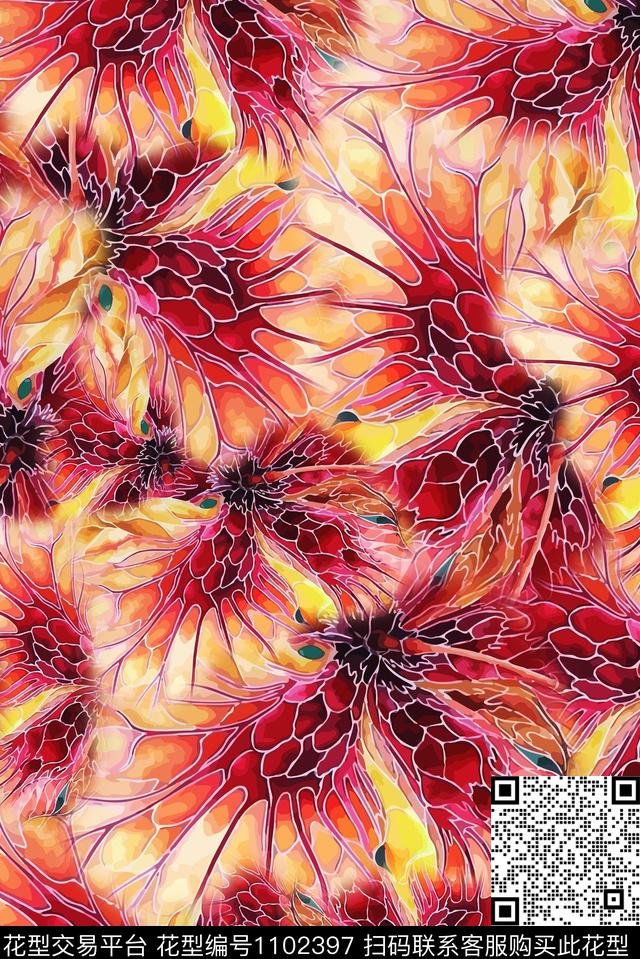 条格数码华亿平台几何数码印花华亿平台下载（图片编号: 1102397） - 瓦栏（Walan）