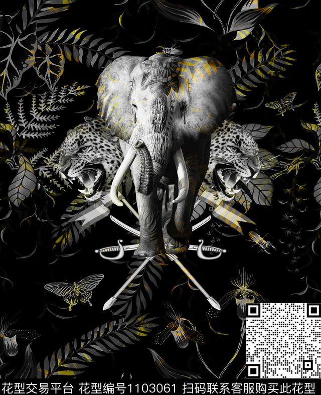 定位花数码华亿平台男装数码印花华亿平台下载（图片编号: 1103061） - 瓦栏（Walan）