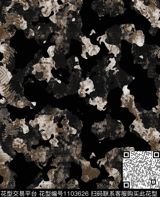 数码华亿平台大牌风迷彩数码印花华亿平台下载（图片编号: 1103626） - 瓦栏（Walan）