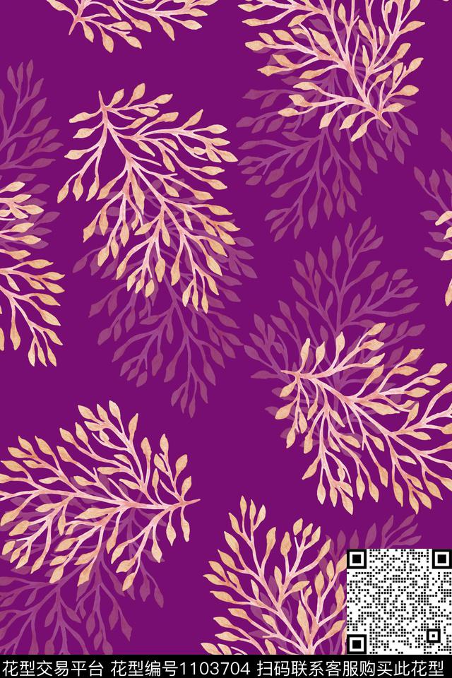 数码华亿平台黑底花卉花卉数码印花华亿平台下载（图片编号: 1103704） - 瓦栏（Walan）