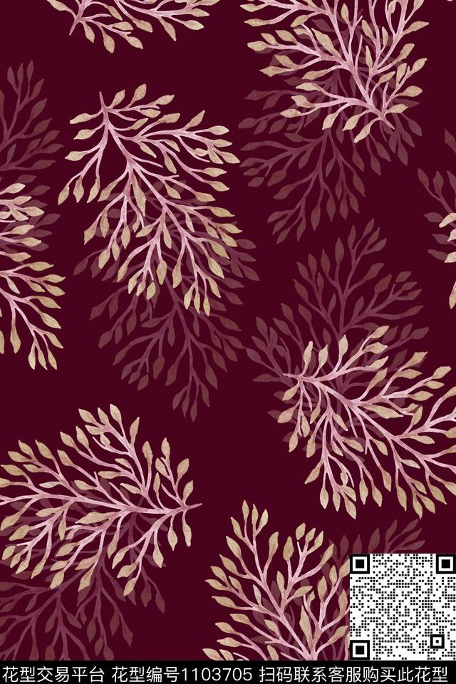 数码华亿平台黑底花卉花卉数码印花华亿平台下载（图片编号: 1103705） - 瓦栏（Walan）