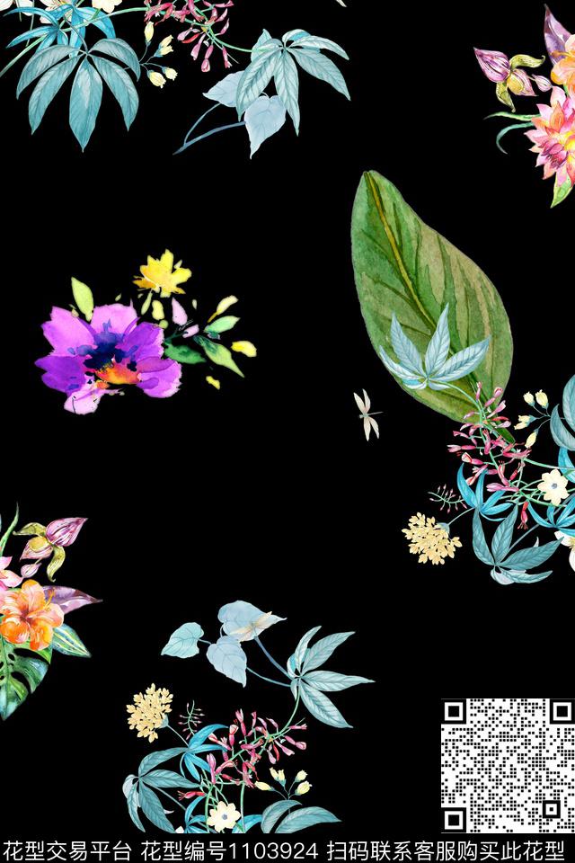 数码华亿平台小碎花满版散花数码印花华亿平台下载（图片编号: 1103924） - 瓦栏（Walan）