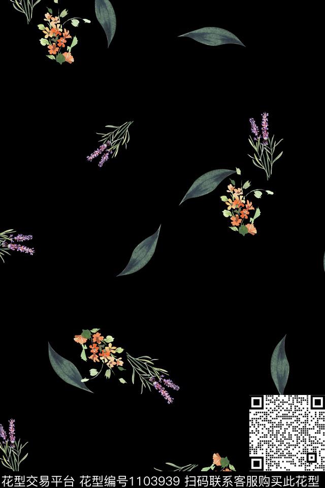 数码华亿平台小碎花满版散花数码印花华亿平台下载（图片编号: 1103939） - 瓦栏（Walan）